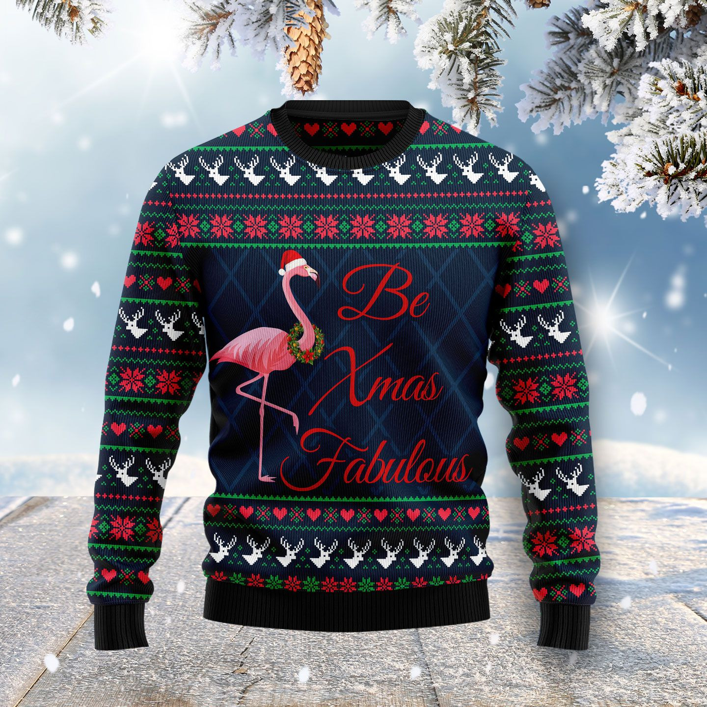 Be Xmas Fabulous Ugly Sweater