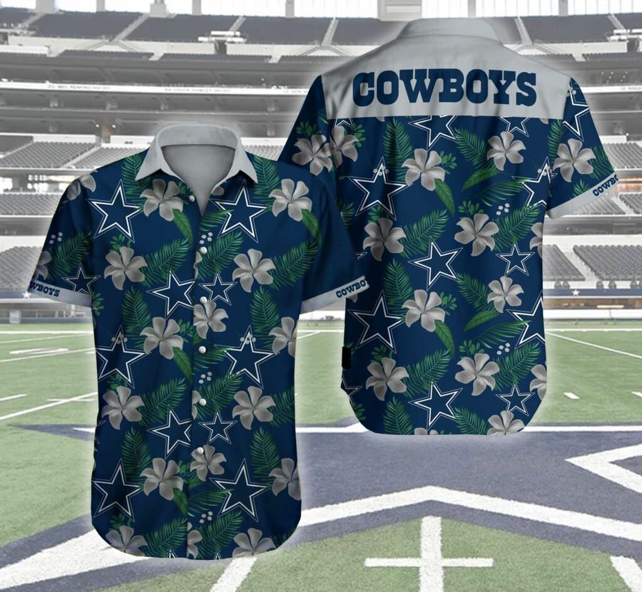 Beach Shirt Dallas Cowboys Logo Hawaii 3d Shirt For Men