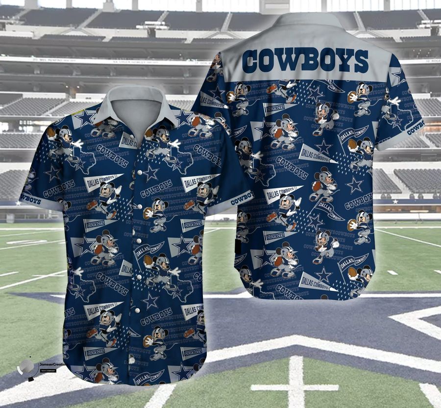 Beach Shirt Dallas Cowboys Logo Hawaii 3d Shirts