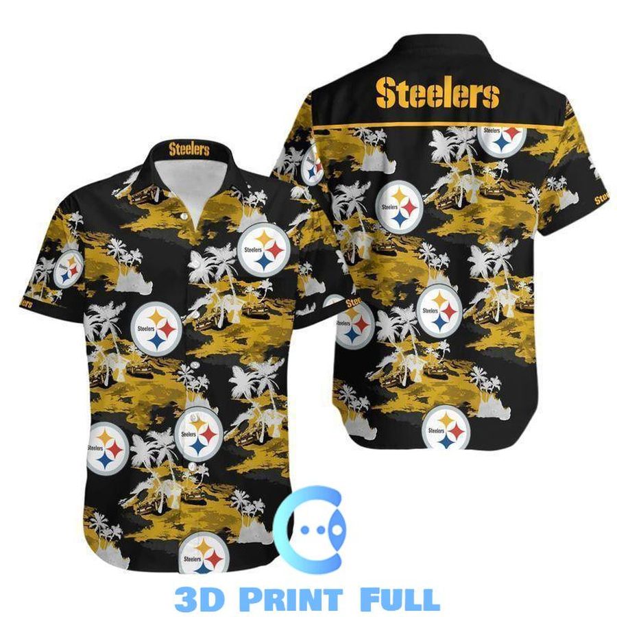 Beach Shirt Pittsburgh Steelers Hawaii 3d Shirt Tnt-00415-hws Combo Beach