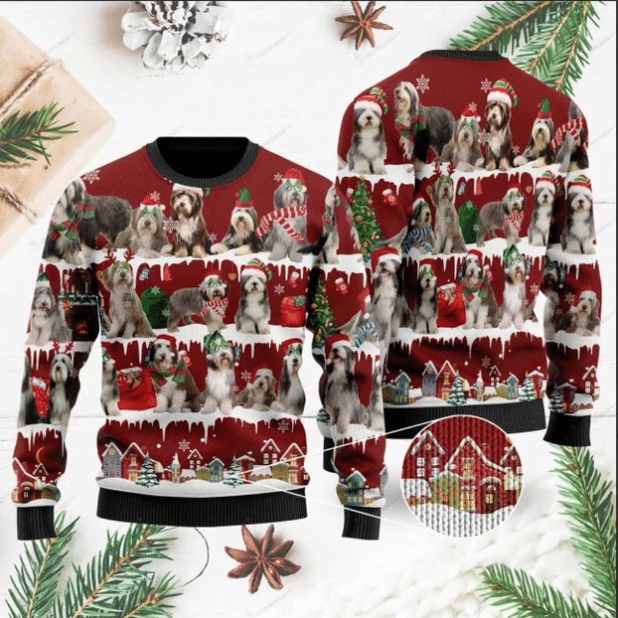 Bearded Collie Ugly Christmas Sweater - 463