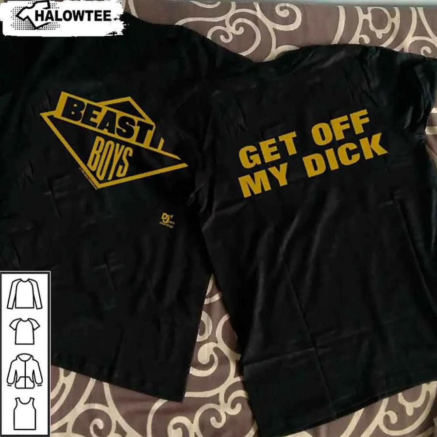 Beastie Boys Get Off My Dick Run Shirt Dmc Rap Tour Vintage 1986