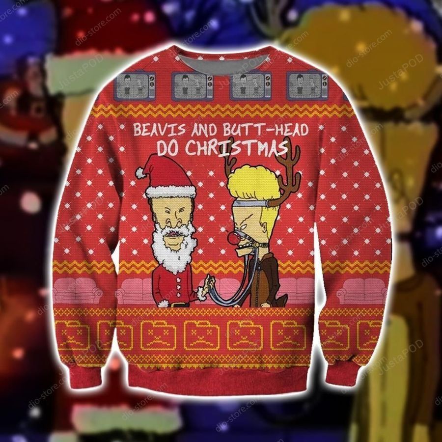 Beavis And Butt Head Ugly Sweater Ugly Sweater Christmas Sweaters