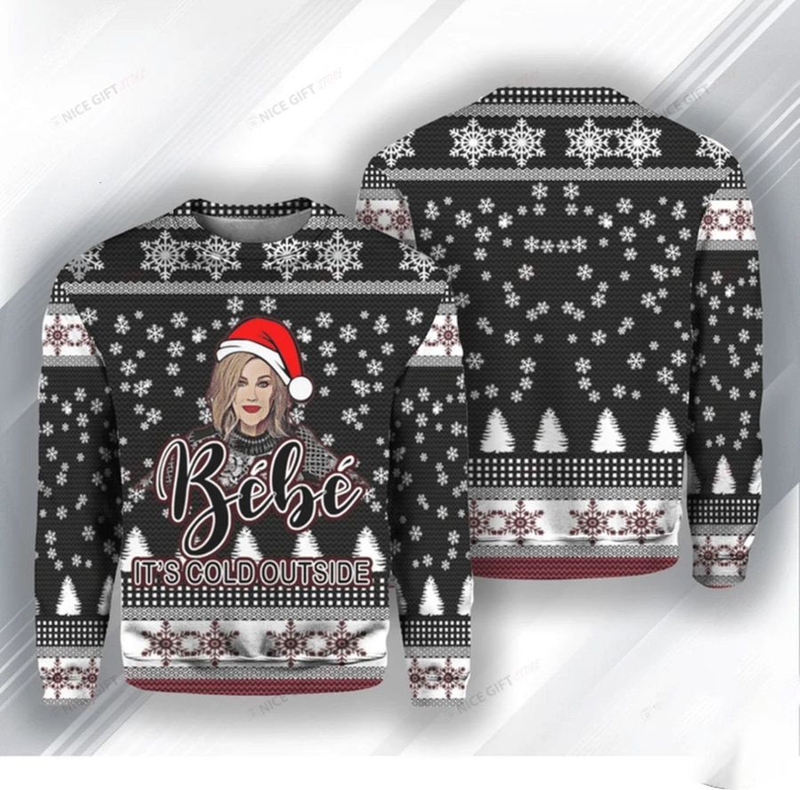 Bebe It’s Cold Outside Ugly Christmas Creek Sweater For Fan Gift