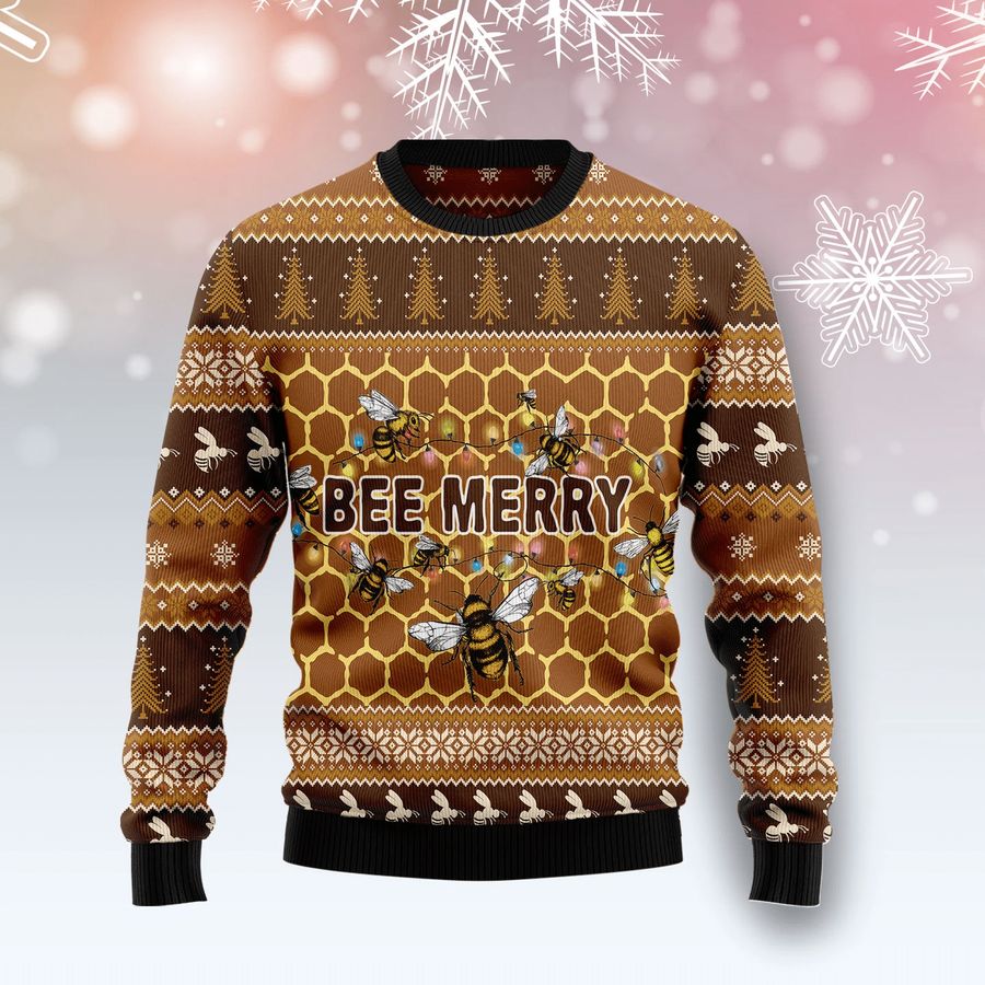 Bee Merry Christmas Ugly Sweater - 417