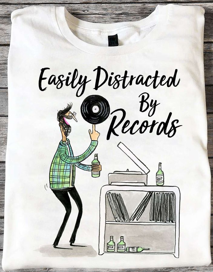 Beer Bottles, Man Love Vinyl Records – Easily distracted by records