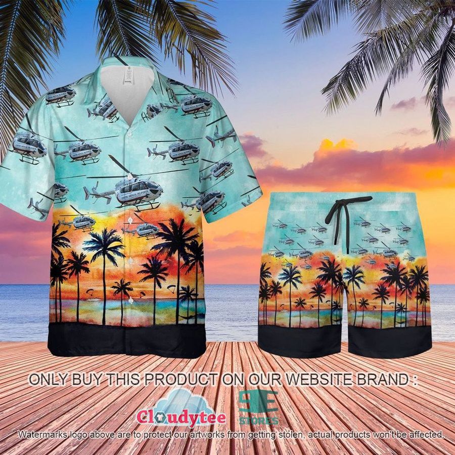 Belgium ASBL Centre Medical Heliporte Hawaiian Shirt, Short – LIMITED EDITION
