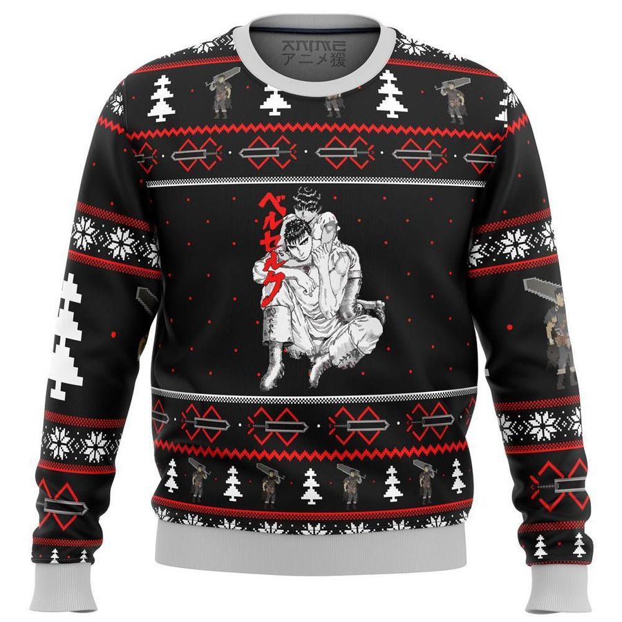 Berserk Guts And Casca Ugly Sweater