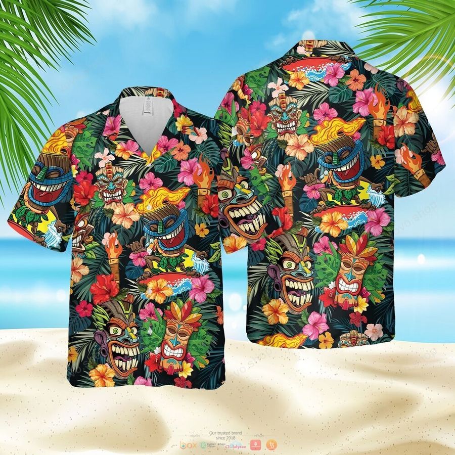 Best Aloha Tiki Hawaii Style Hawaiian Shirt
