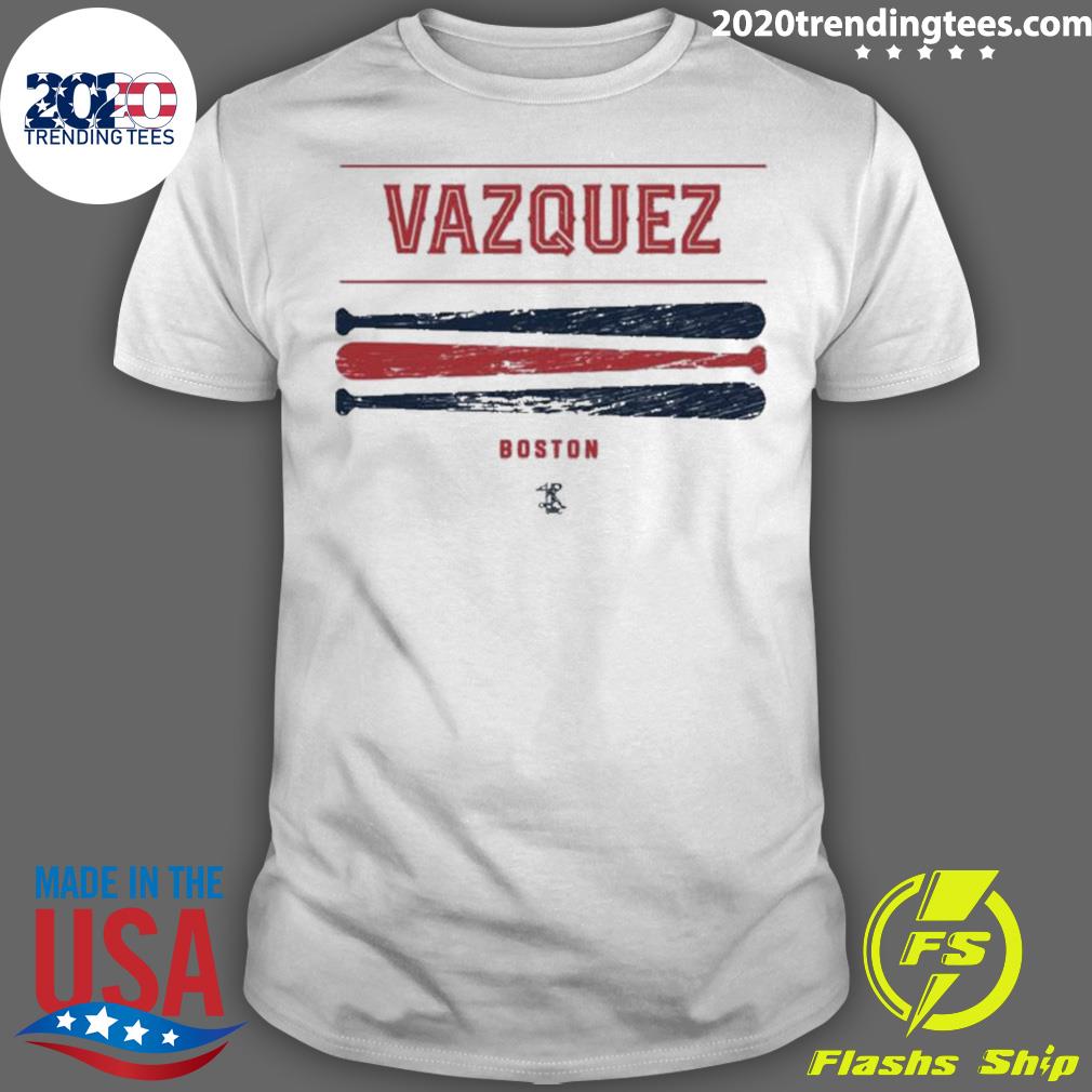 Best christian Vazquez Vintage Baseball Bat T-shirt