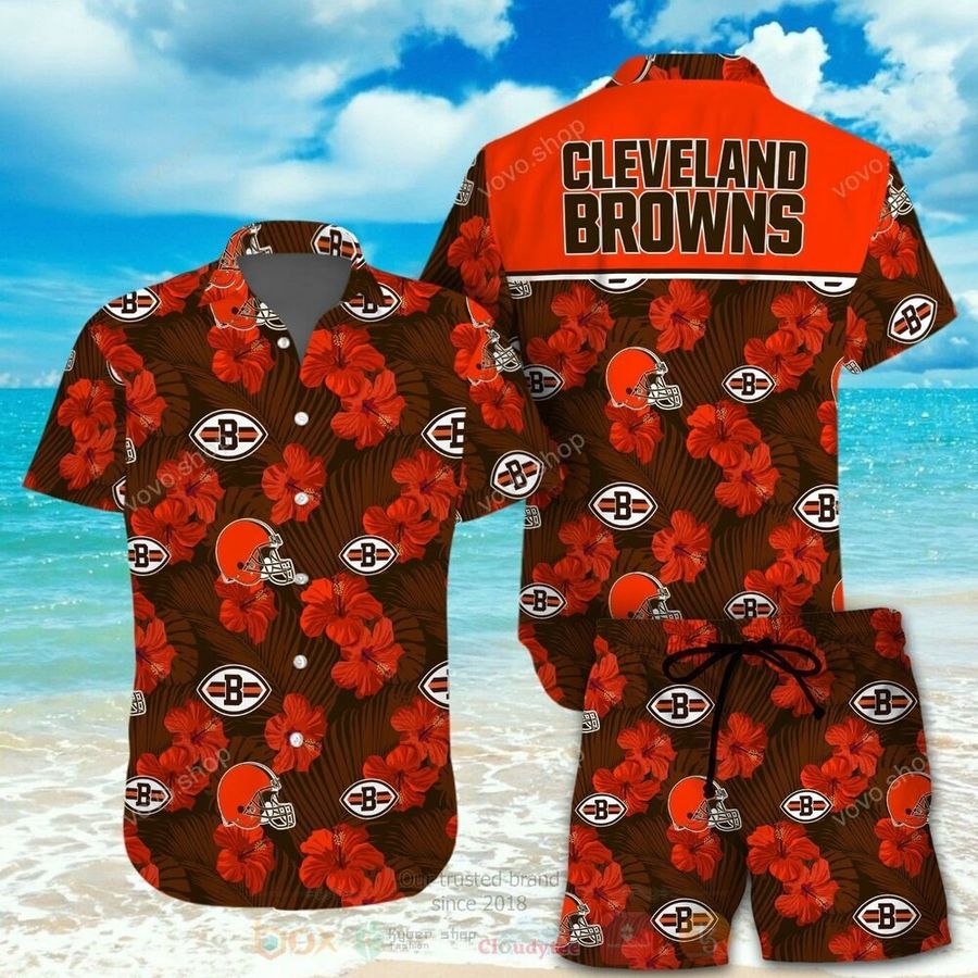 Best Cleveland Browns 3d All Over Printed Hawaiian Shirt Short