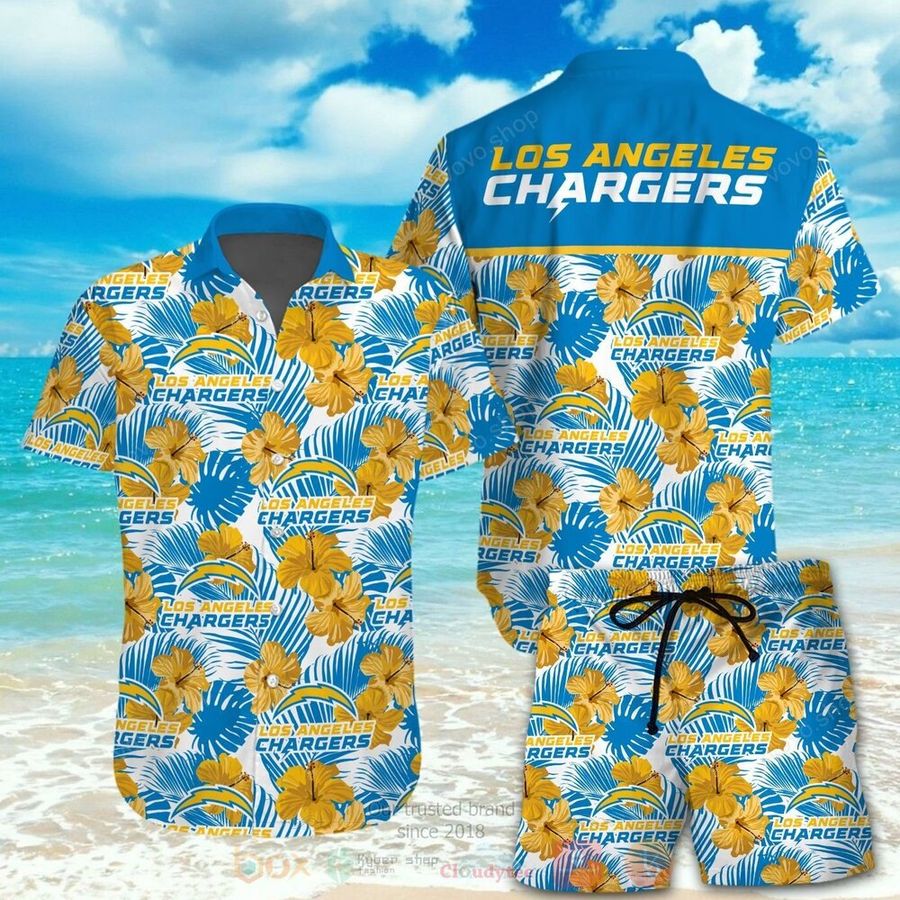 Best Los Angeles Chargers 3d All Over Printed Hawaiian Shirt Short