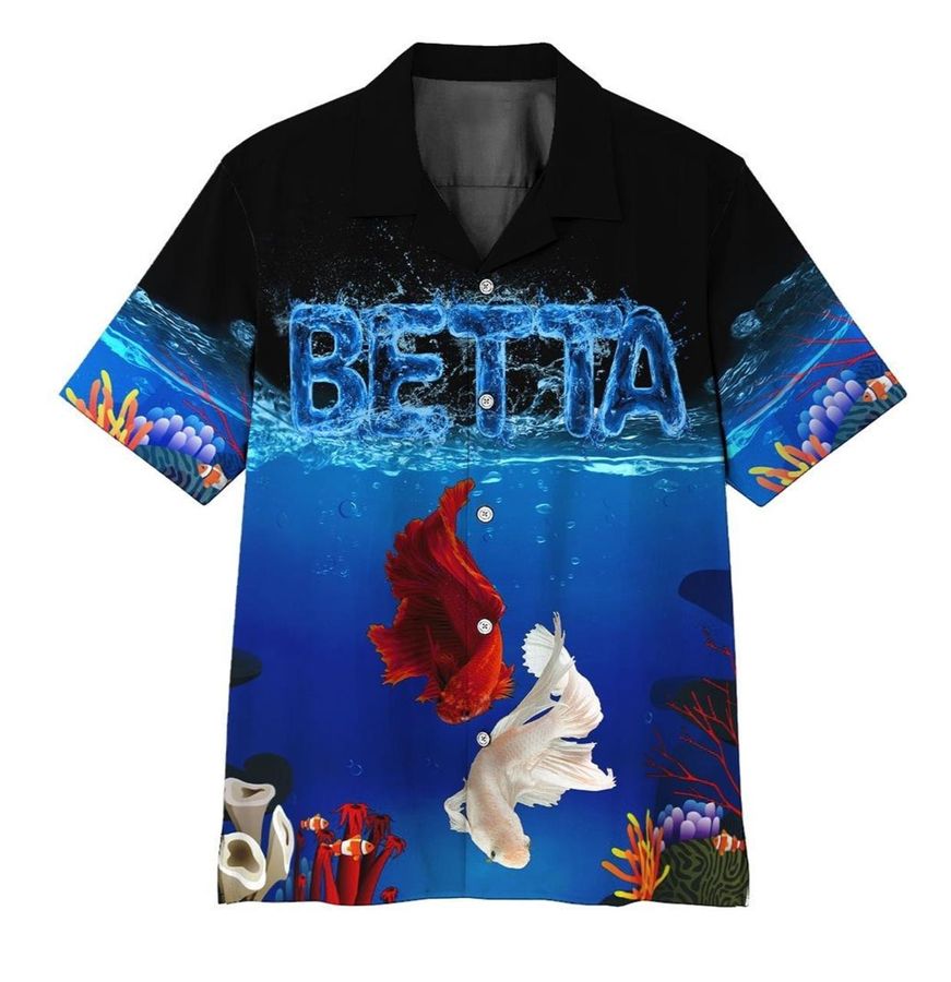 Betta Fish Hawaii Shirt