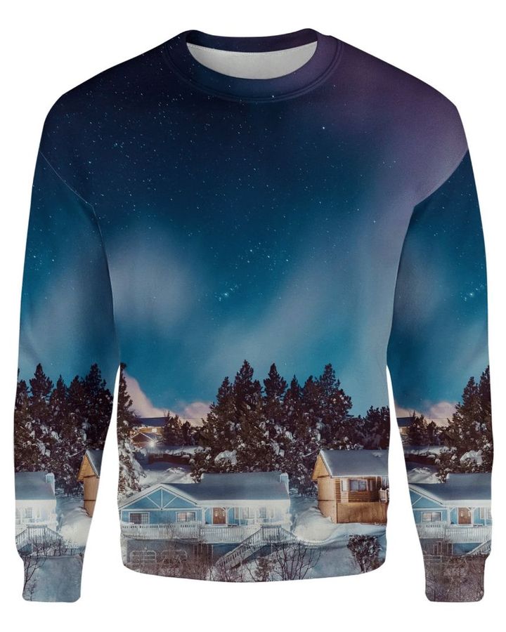 Big Bear Nights All Over Printed Sweater