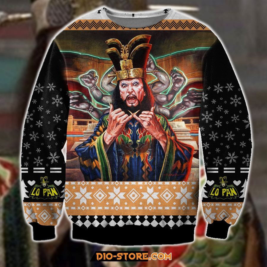 Big Trouble In Little China 3D Print Ugly Christmas Sweater Hoodie All Over Printed Cint10024, All Over Print, 3D Tshirt, Hoodie, Sweatshirt