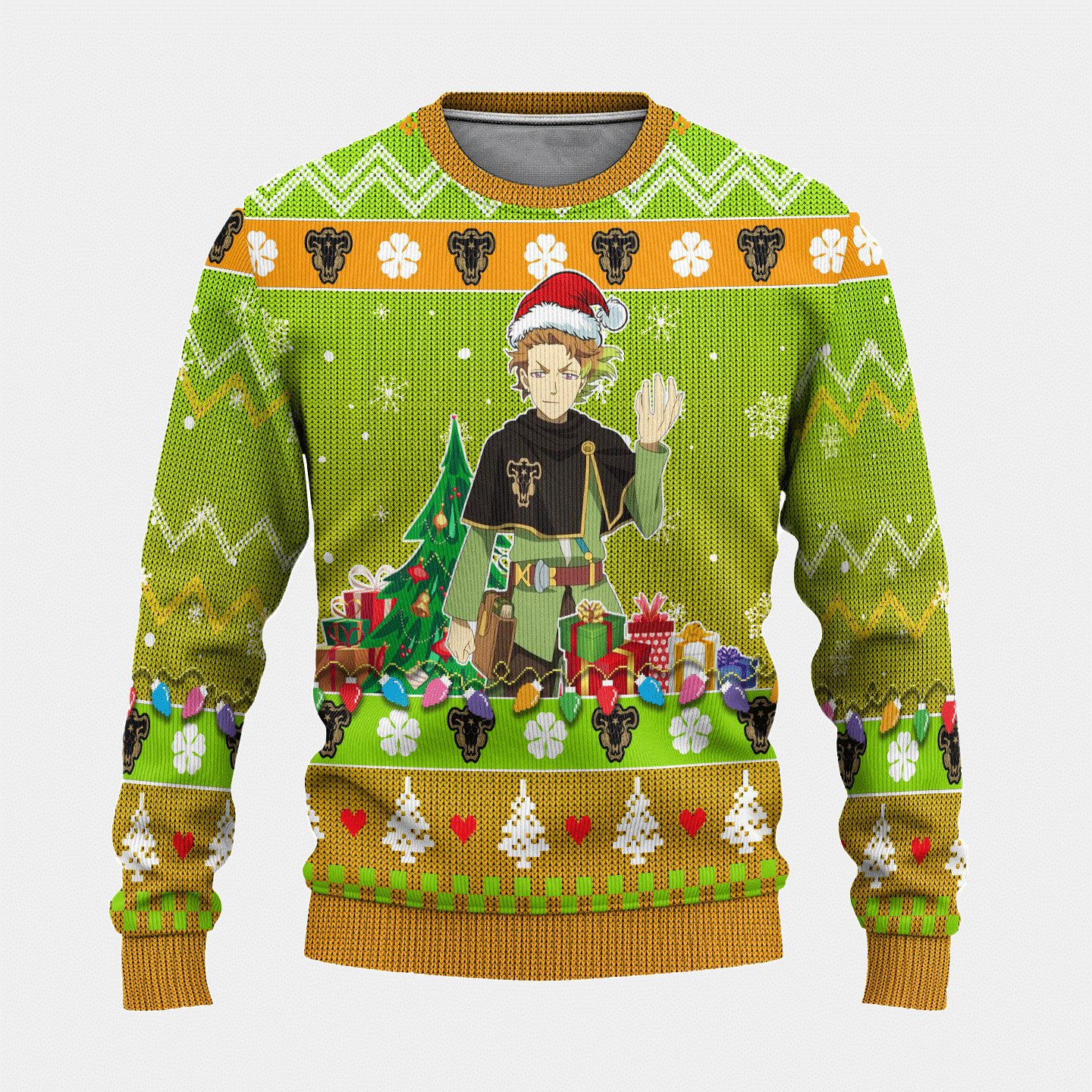 Black Clover Anime Finral Roulacase 21 Ugly Sweater Gifts, Black Clover Anime Gift Fan Ugly Sweater.png