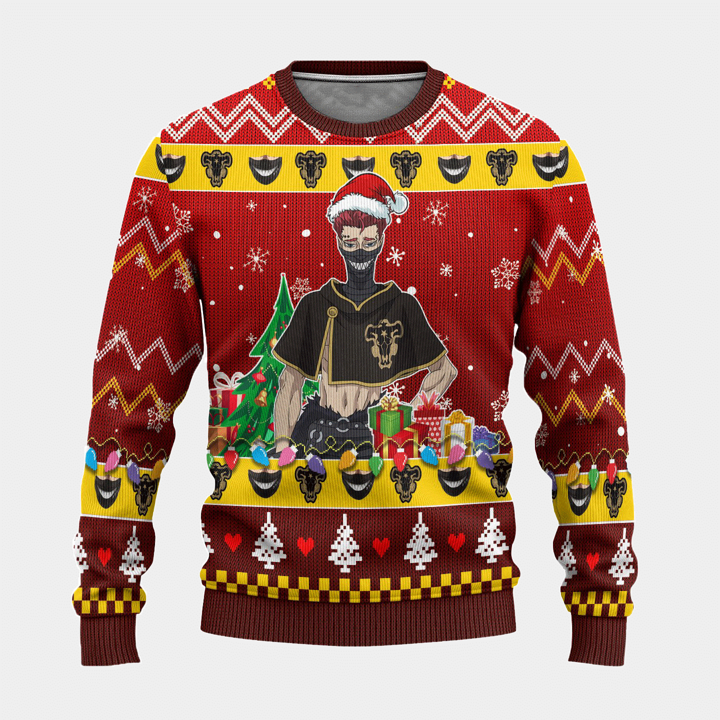 Black Clover Anime Zora Ideale 15 Ugly Sweater Gifts, Black Clover Anime Gift Fan Ugly Sweater.png