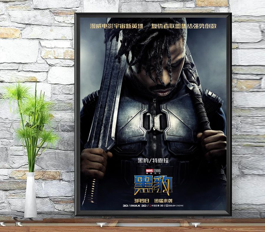 Black Panther Poster China Killmonger Movie Poster Poster