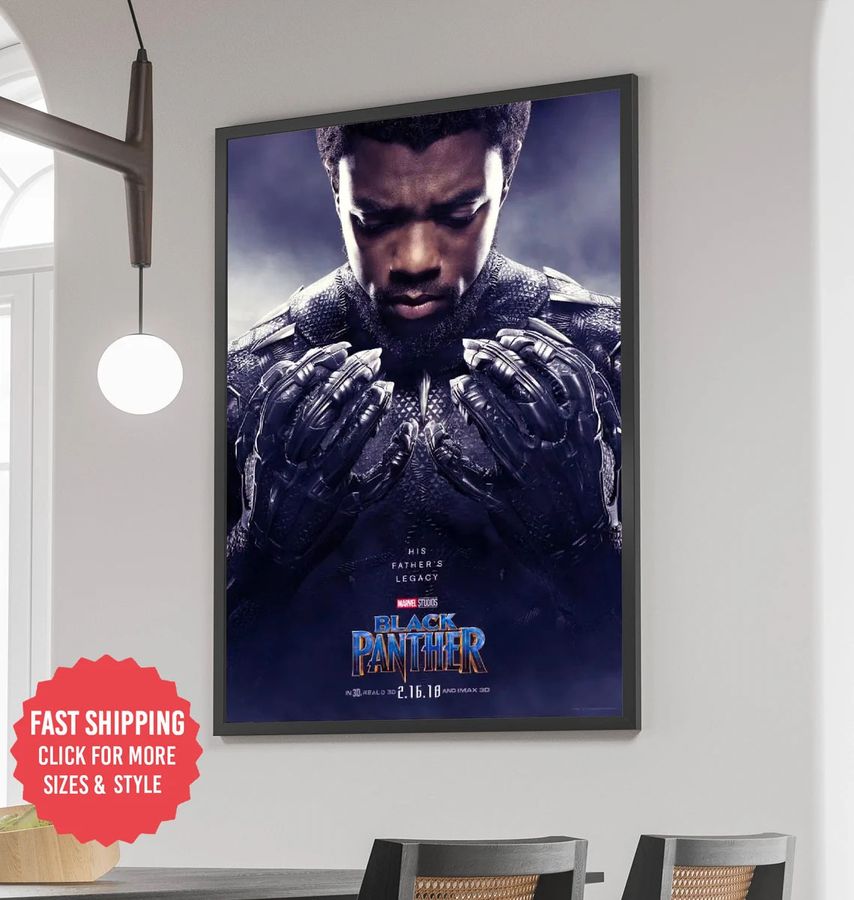 Black Panther Wakanda Forever Legend T’Challa Poster