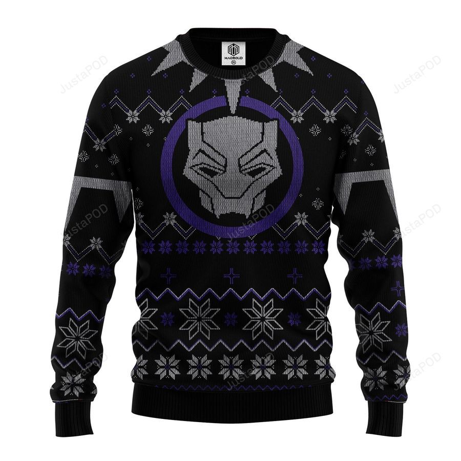 Black Panther Walanda Ugly Christmas Sweater All Over Print Sweatshirt