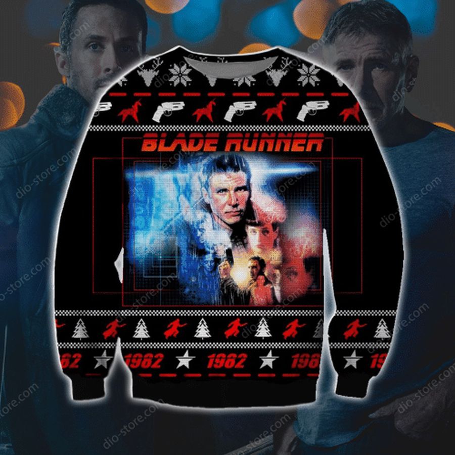 BLADE RUNNER UGLY CHRISTMAS SWEATER, Ugly Sweater, Christmas Sweaters, Hoodie, Sweater