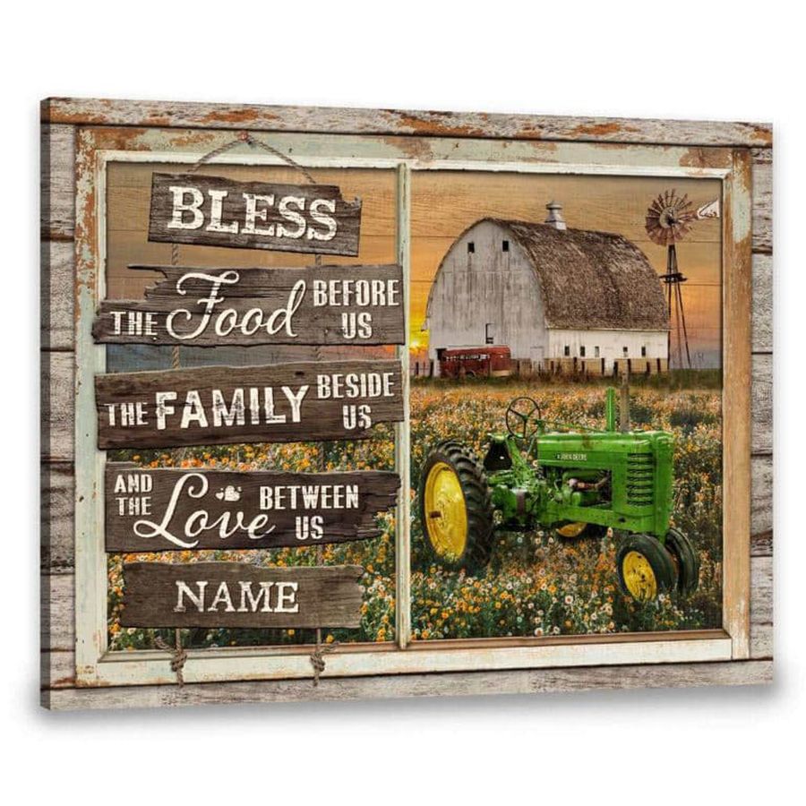 Bless The Food Before Us The Family Beside Us And The Love Between Us, Farmer Poster Poster