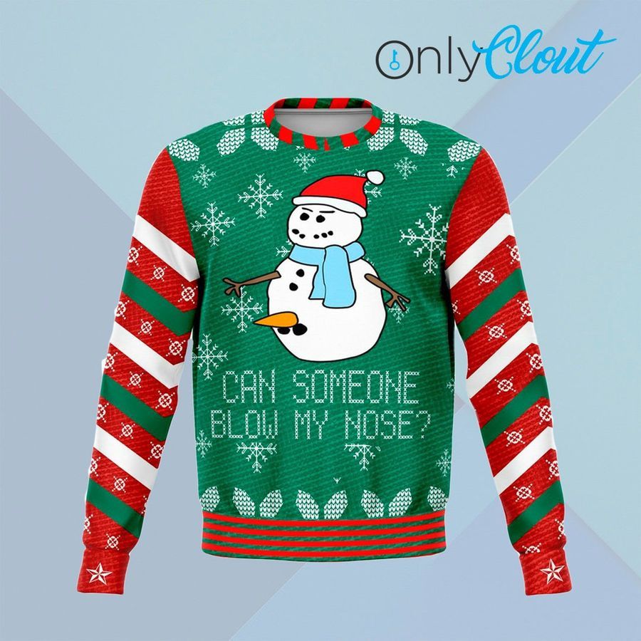 Blow My Nose Funny Ugly Christmas Sweater Ugly Sweater Christmas