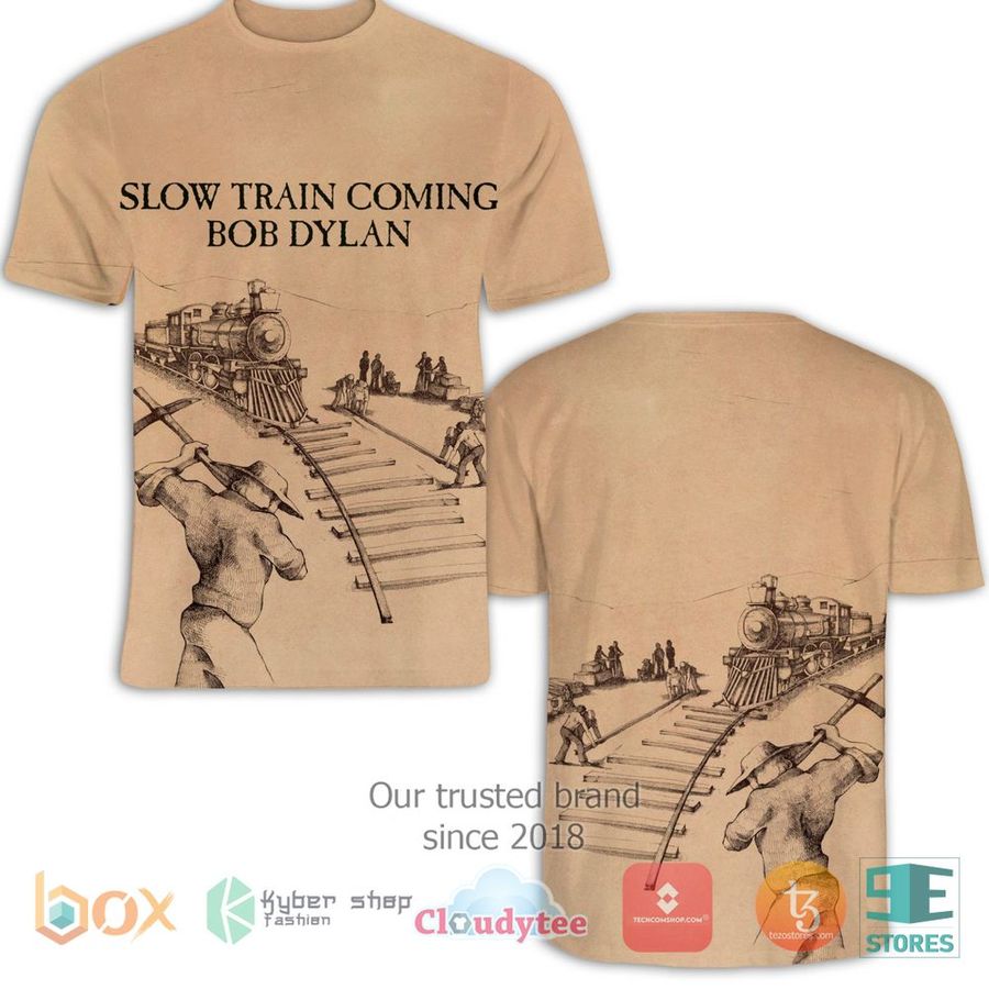 Bob Dylan Slow Train Coming Album 3D T-Shirt – LIMITED EDITION