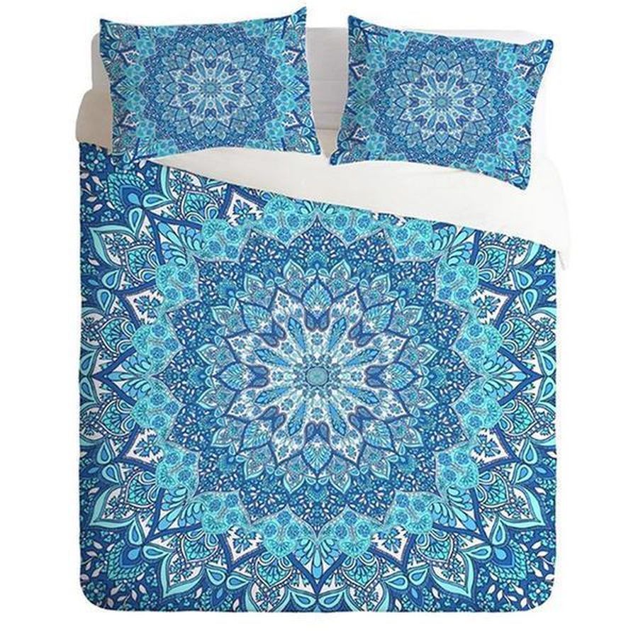 Bohemian Light Blue Bedding Set Duvet Cover Set