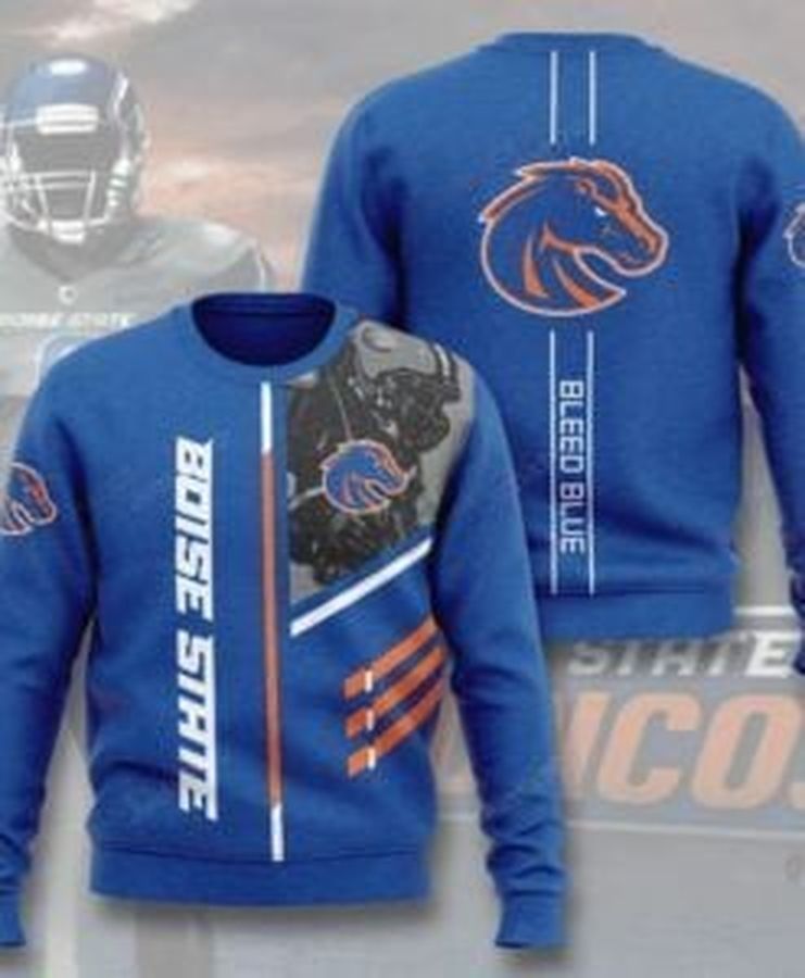 Boise State Broncos Ugly Christmas Sweater, All Over Print Sweatshirt, Ugly Sweater, Christmas Sweaters, Hoodie, Sweater