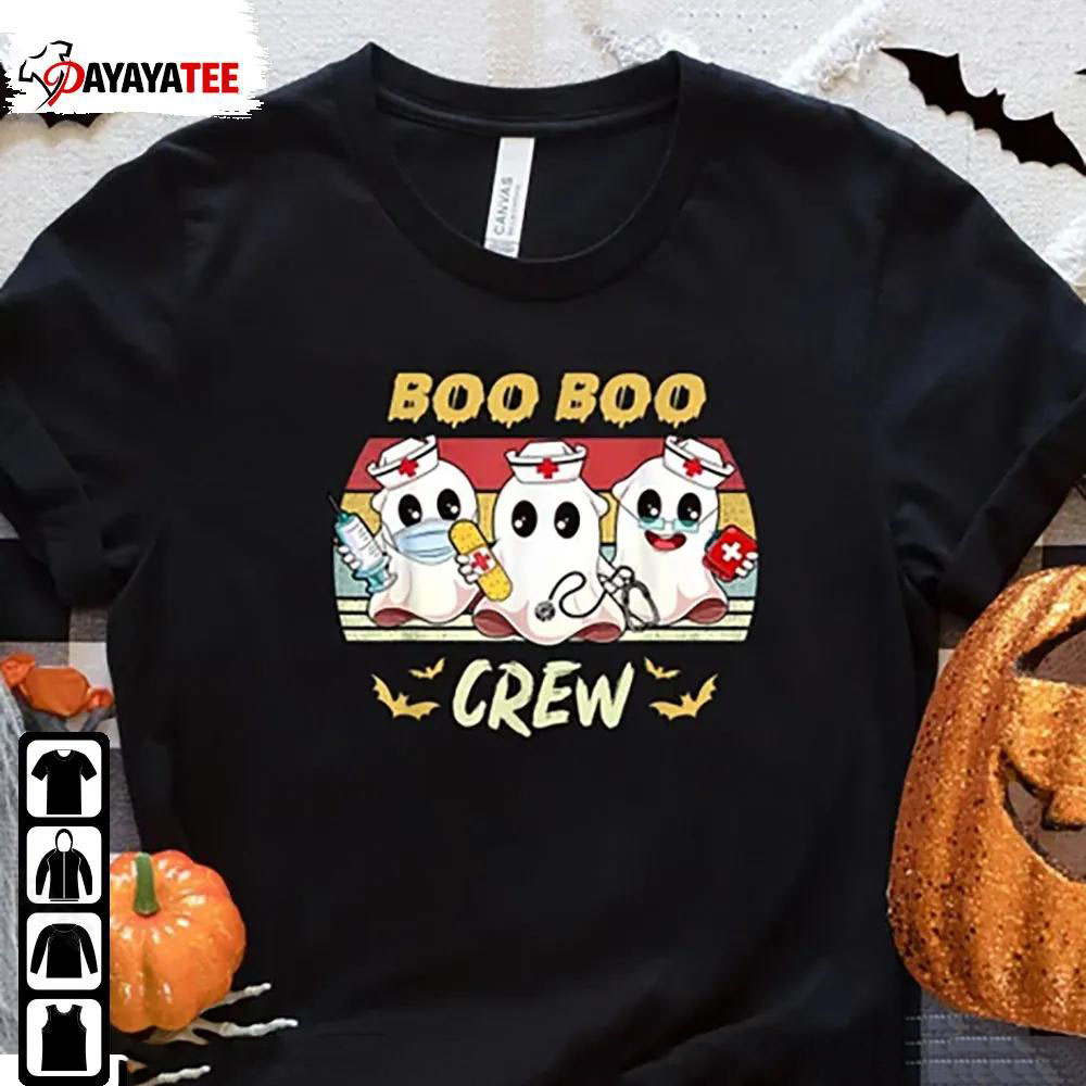 Boo Boo Crew Halloween Nurse Shirt Spooky Nursing Gift For Friends