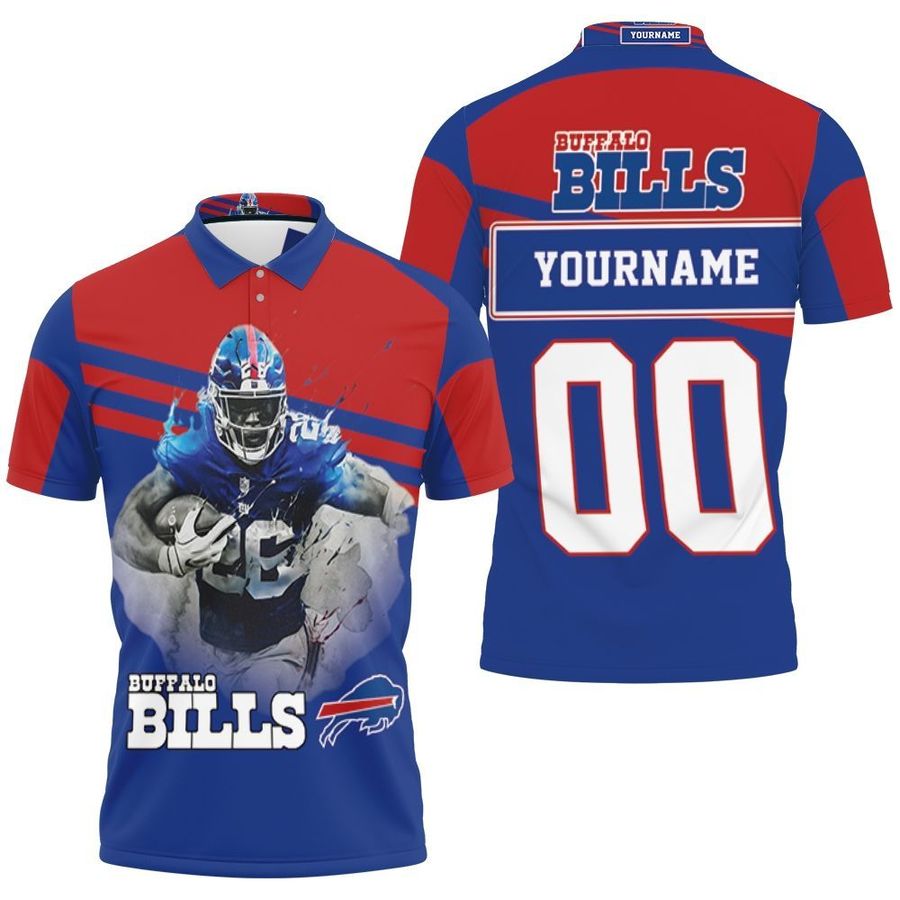 Boobie Dixon Afc East Champs Personalized Buffalo Bills Polo 3d T-shirt