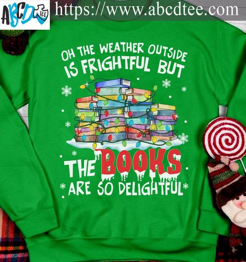 Books Christmas Lights – Oh thw weather outside is frightful but the books are so delightful