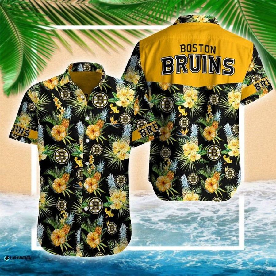 Boston Bruins Logo Sports Hockey Hawaii Shirt