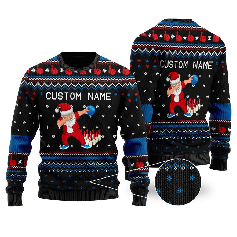 Bowling Image Cool Noel Pattern Personalized Gifts For Bowlers Sport Lovers Ugly Christmas Sweater, Christmas Sweaters, Hoodie, Sweatshirt, Sweater