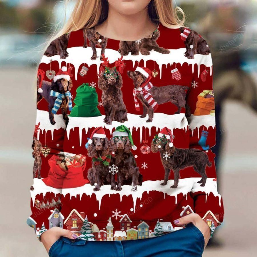 Boykin Spaniel Dog Christmas Ugly Sweater Ugly Sweater Christmas Sweaters