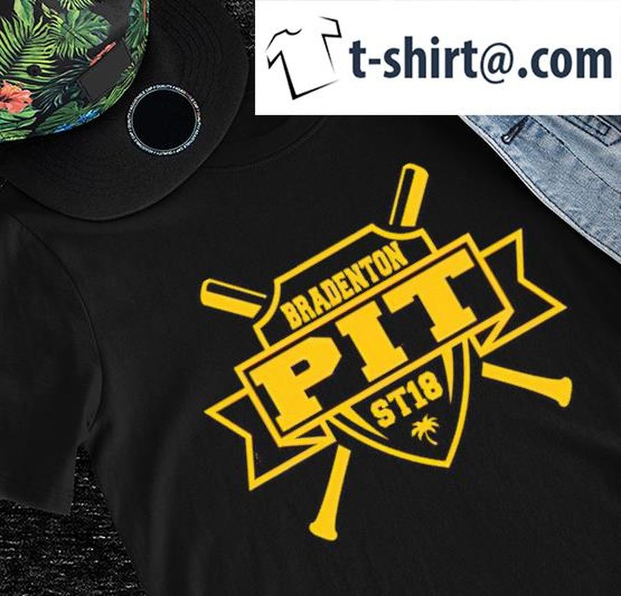 Bradenton Pit ST18 Florida Spring Baseball logo shirt