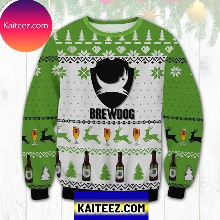 Brewdog Beer 3D Christmas Ugly Sweater
