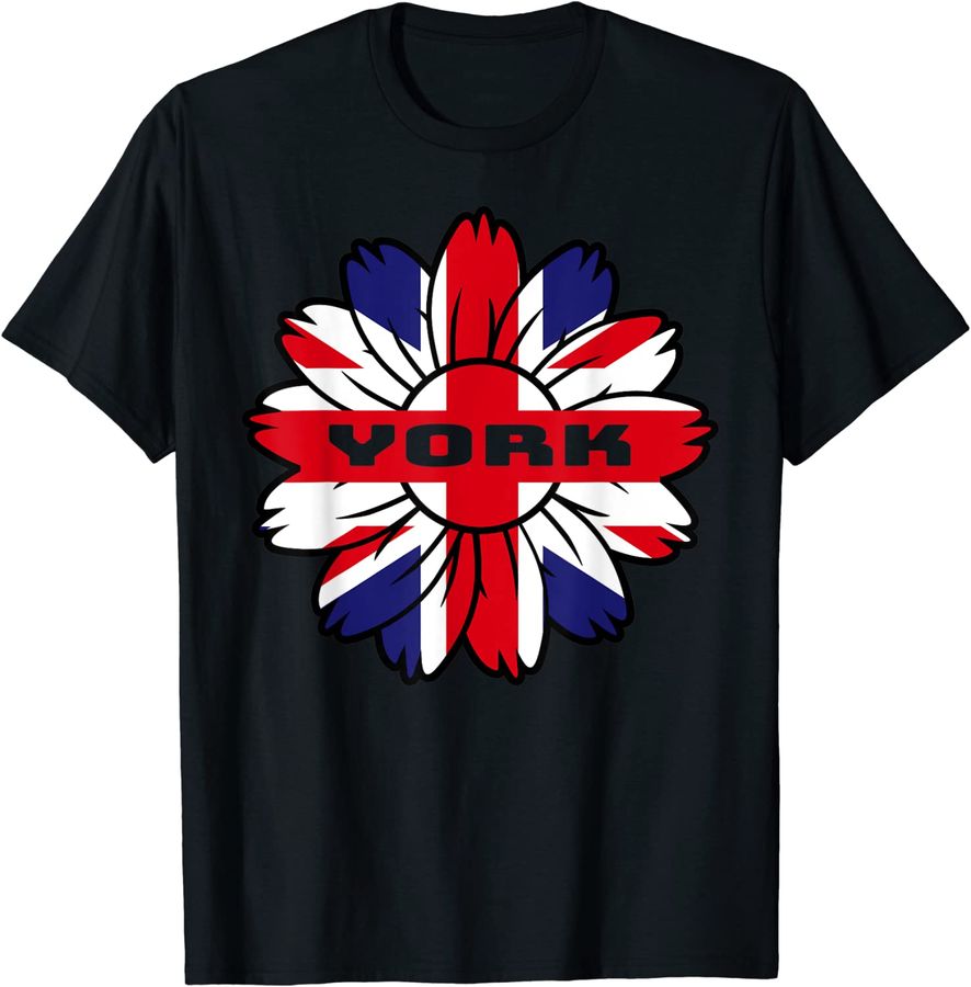 British Flag England UK Britain Sunflower York Union Jack