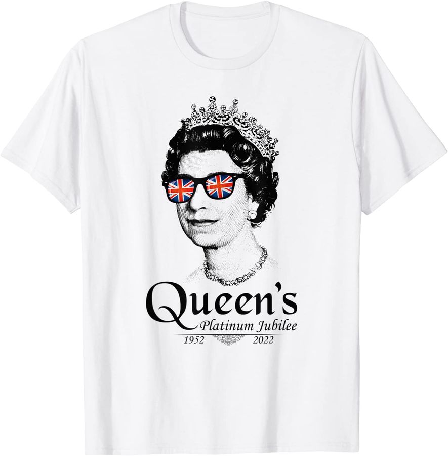 British Queen Platinum Jubilee - Elizabeth II w Sunglasses