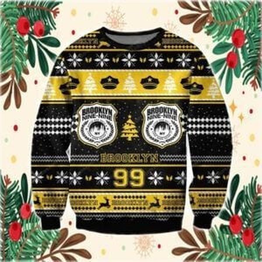 Brooklyn 99 Ugly Christmas Sweater All Over Print Sweatshirt Ugly