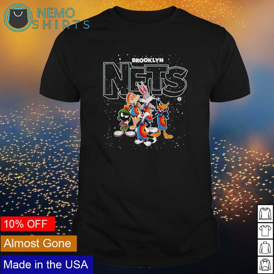 Brooklyn Nets Space Jam 2 characters shirt
