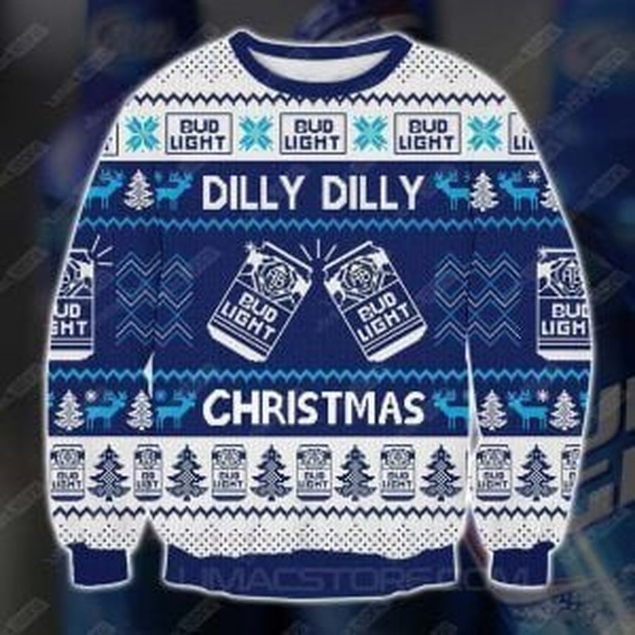 Bud Light Dilly Dilly Ugly Christmas Sweater, All Over Print Sweatshirt, Ugly Sweater, Christmas Sweaters, Hoodie, Sweater