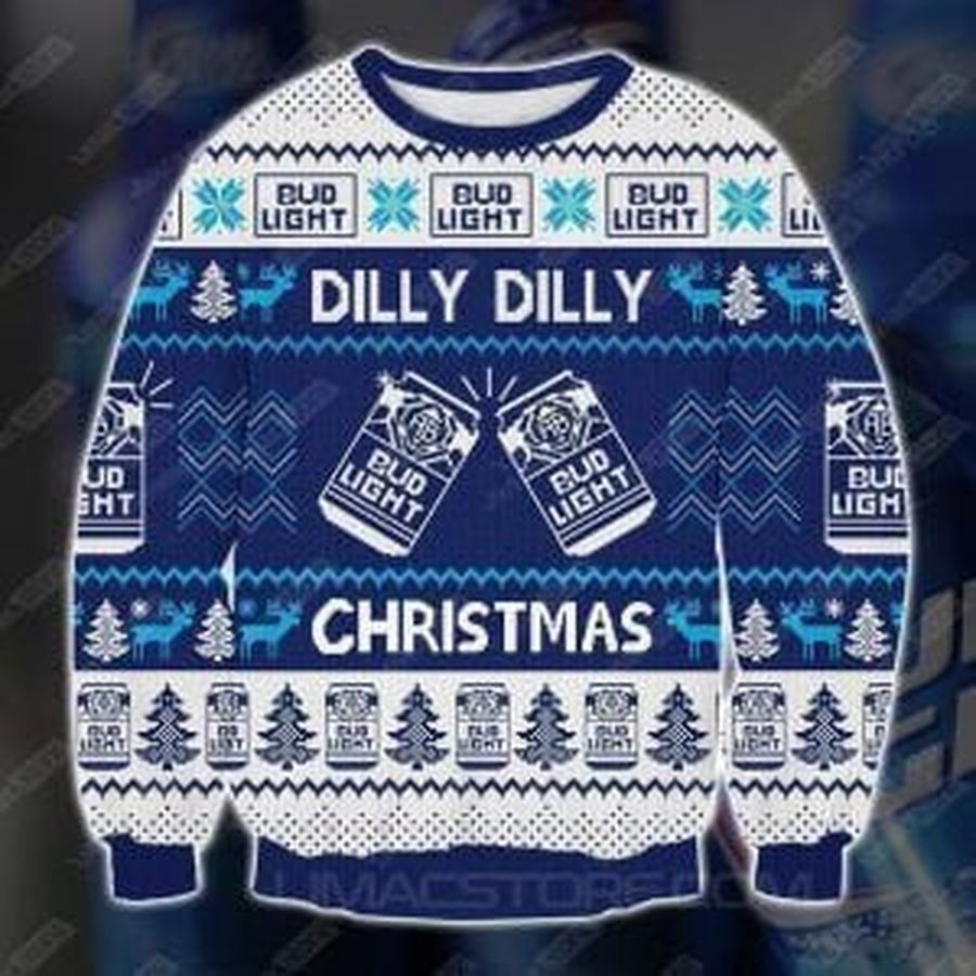 Bud Light Dilly Dilly Ugly Christmas Sweater All Over Print