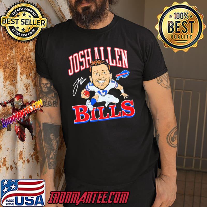 Buffalo Bills cartoon signature josh allen classic shirt
