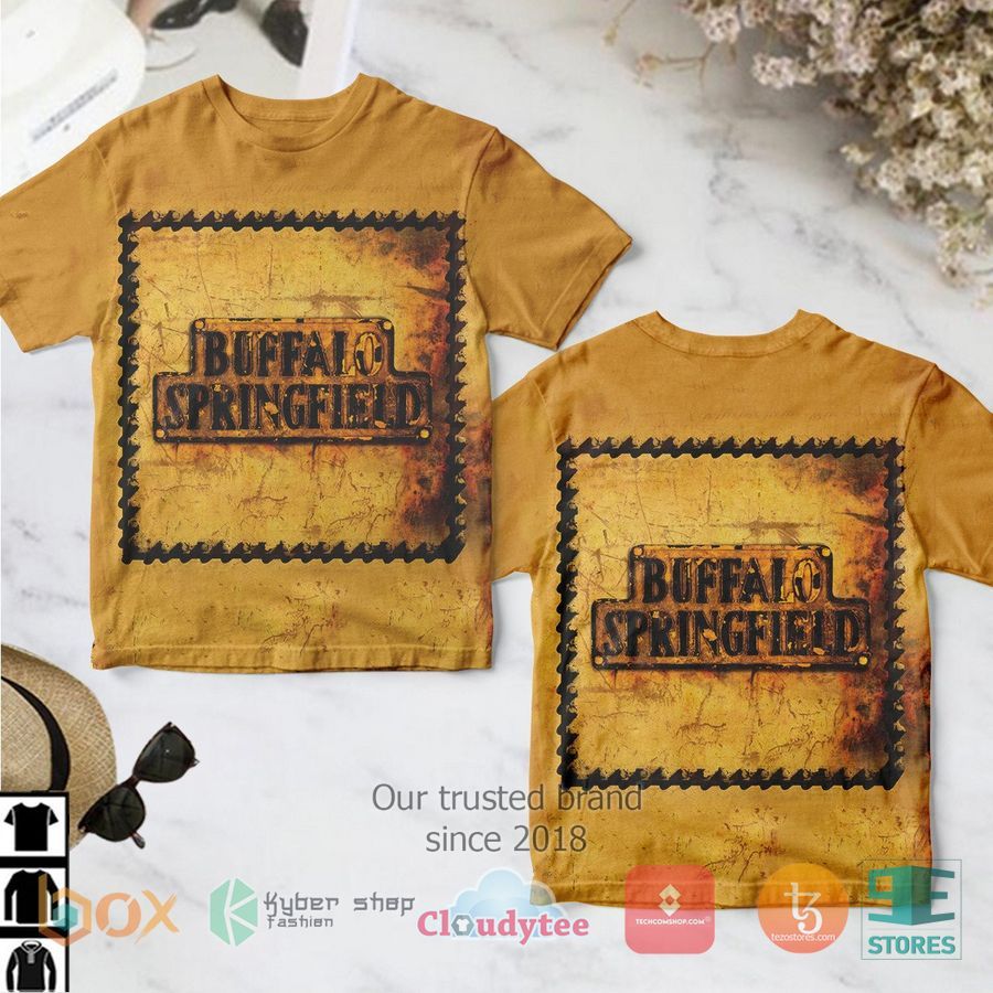 Buffalo Springfield-Spbu Album Yellow 3D Shirt – LIMITED EDITION