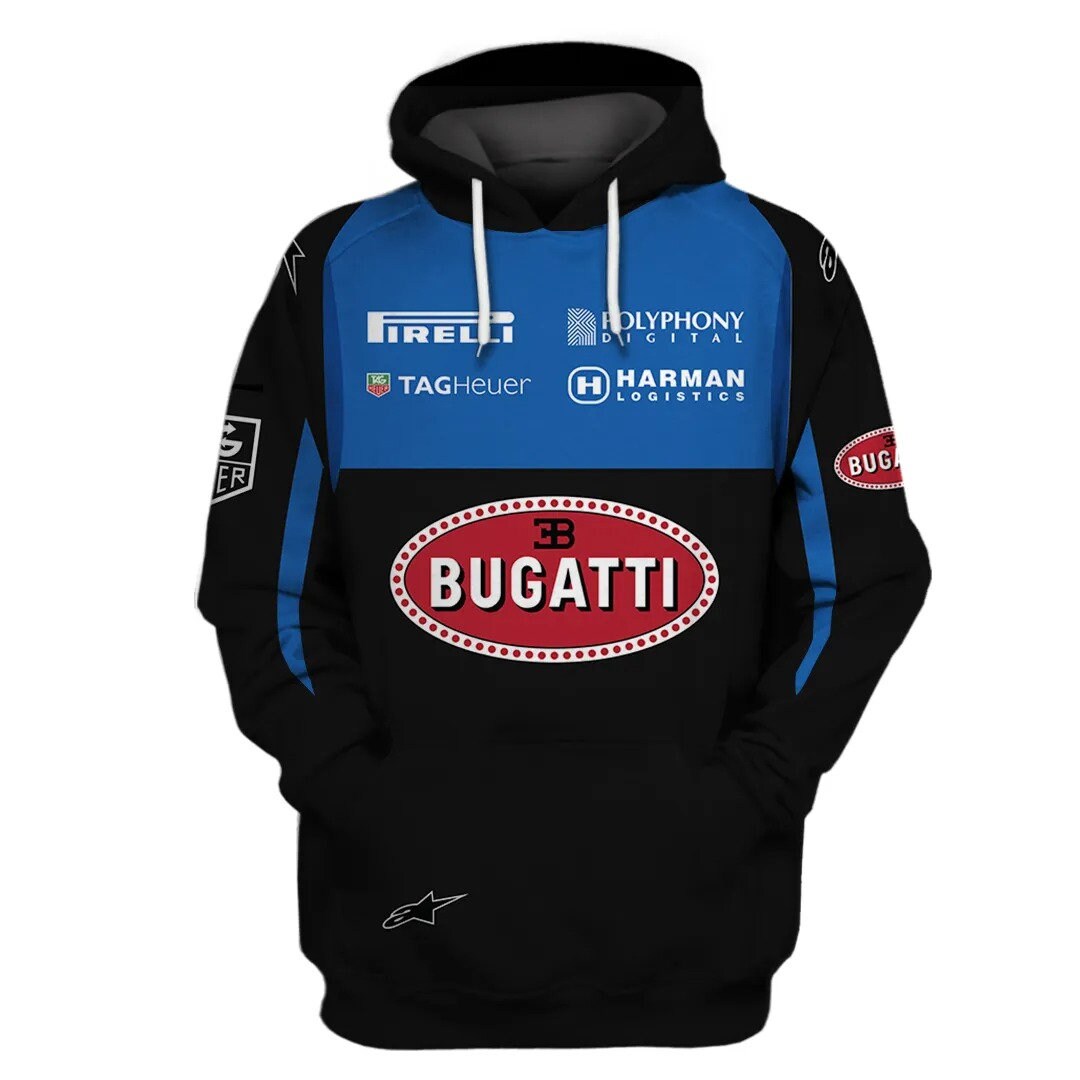 Bugatty Team Shirt, Hoodie Racing Team Sport