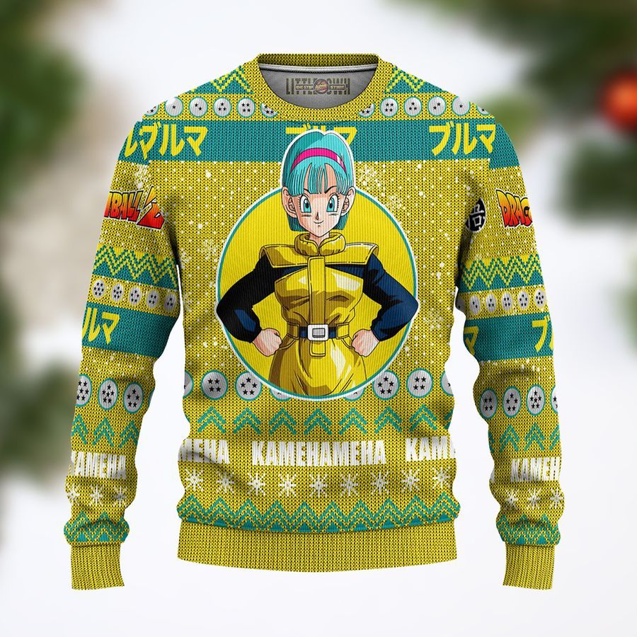 Bulma Anime Dragon Ball Z Ugly Sweater
