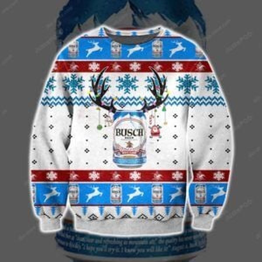Busch Beer Knitting Ugly Christmas Sweater, All Over Print Sweatshirt, Ugly Sweater, Christmas Sweaters, Hoodie, Sweater