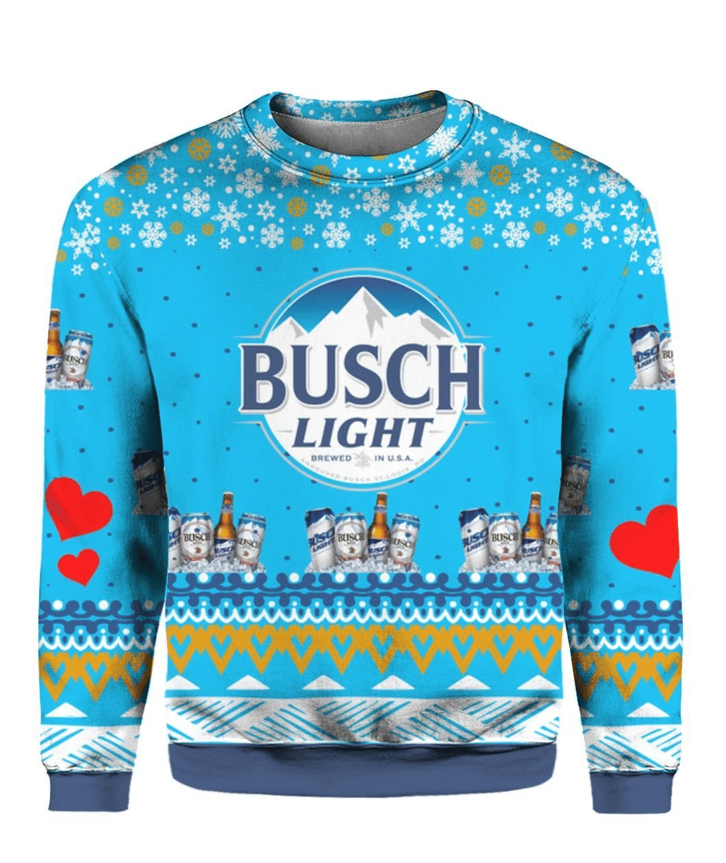 Busch Light Beer 7 Ugly Sweater Gifts, Busch Beer Gift Fan Ugly Sweater.png